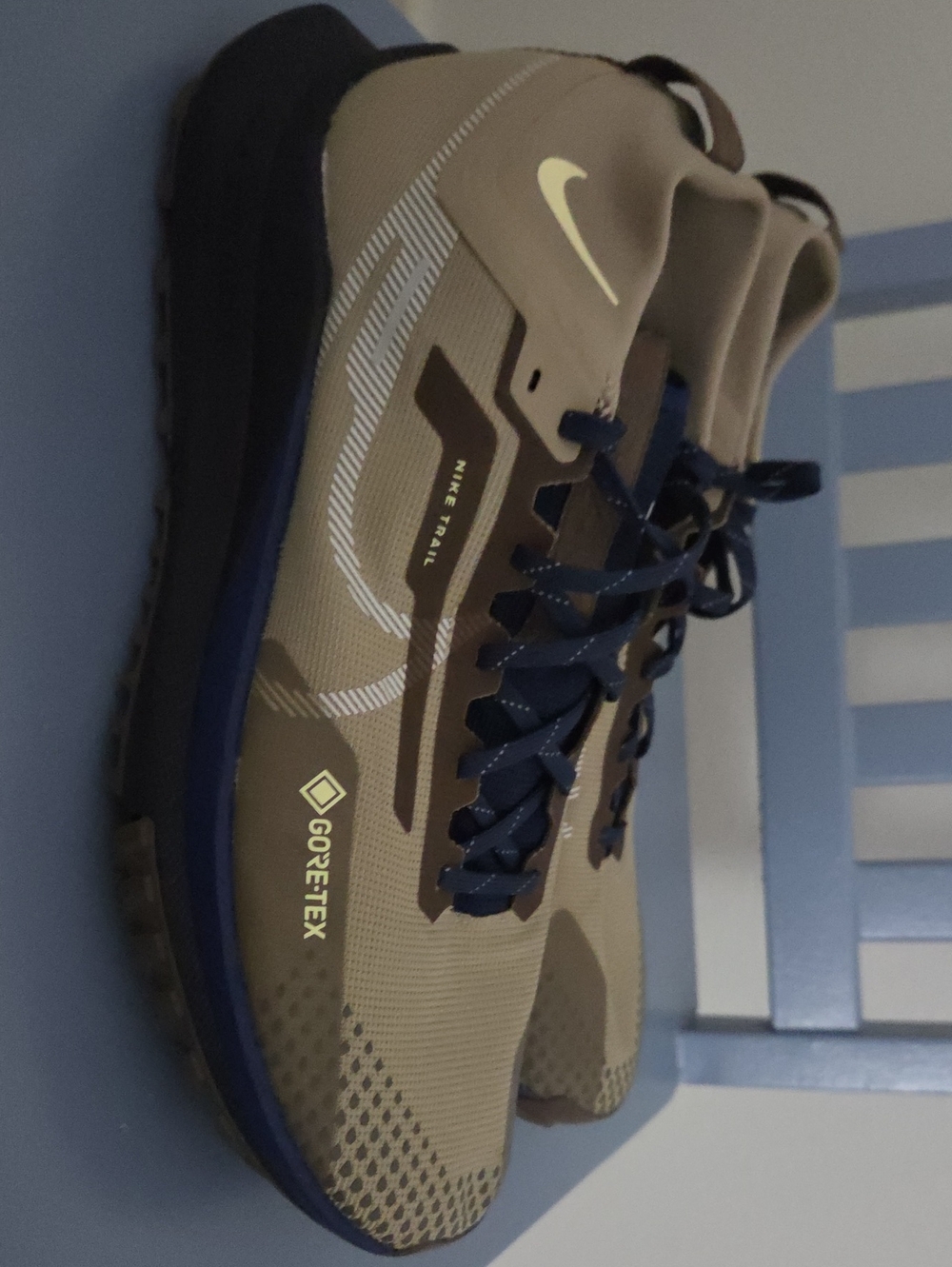 Nike Men’s Trail Shoe — Olive/Blue